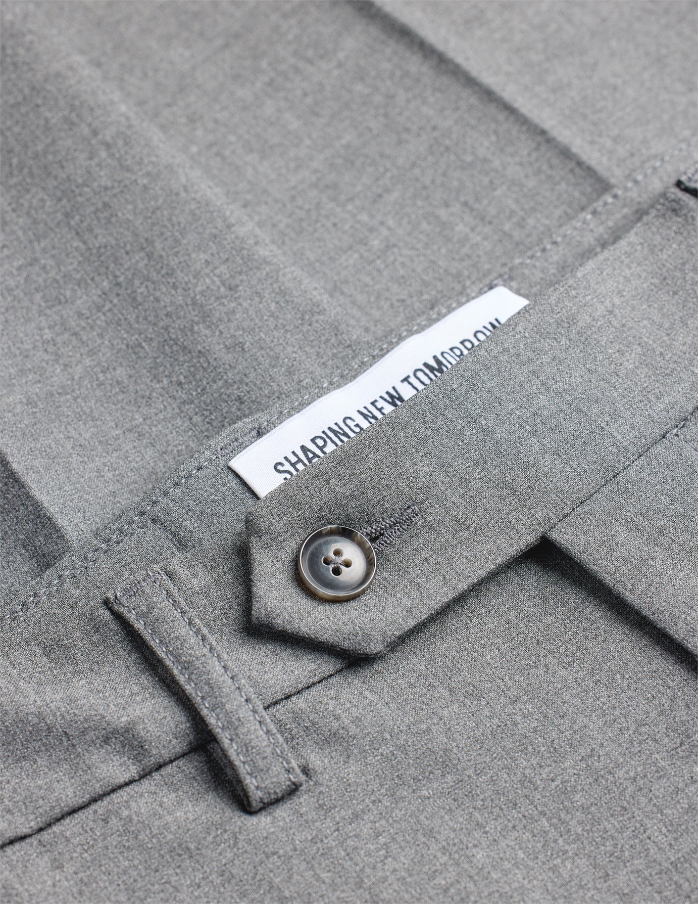 Essential Suit Pants Regular Cloud Grey